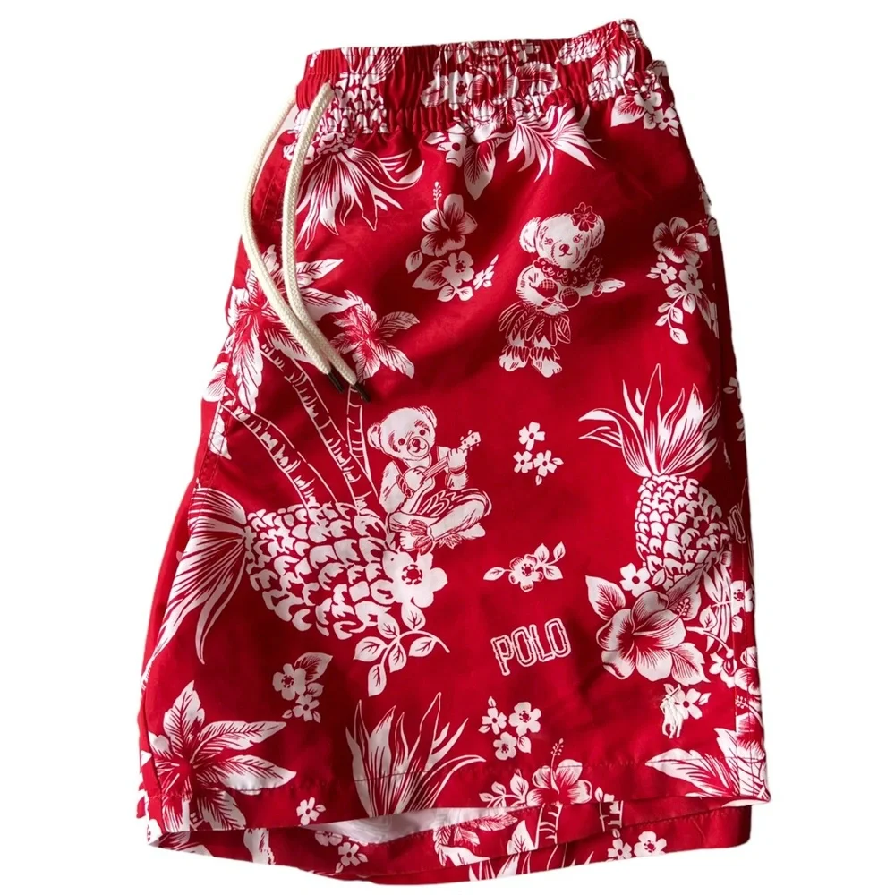 Polo Ralph Lauren Polo Bear Tropical Unlined Swim Trunk | XL